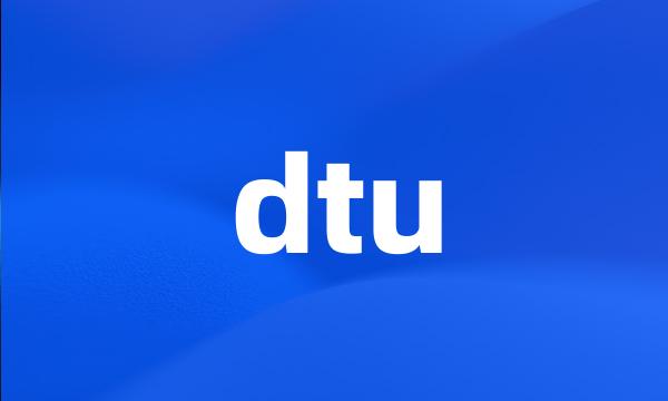 dtu