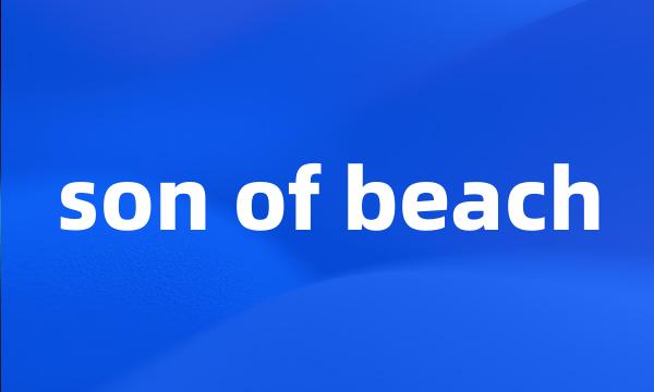 son of beach