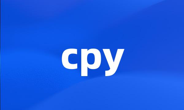 cpy