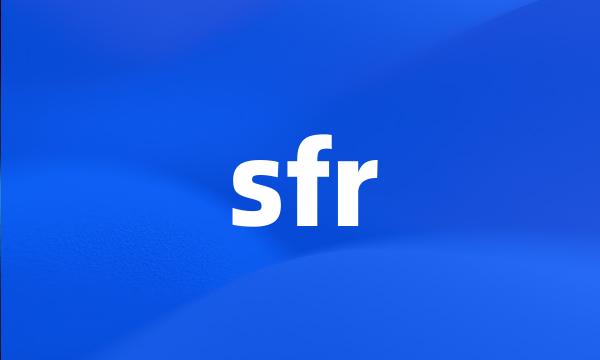 sfr