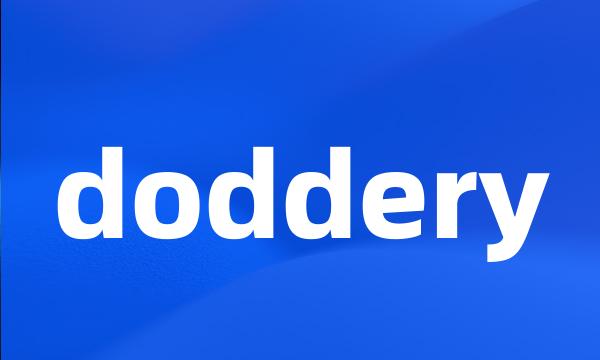 doddery