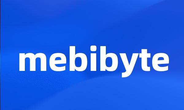 mebibyte