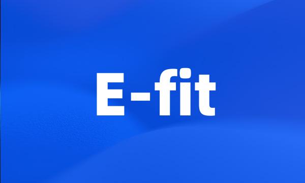 E-fit