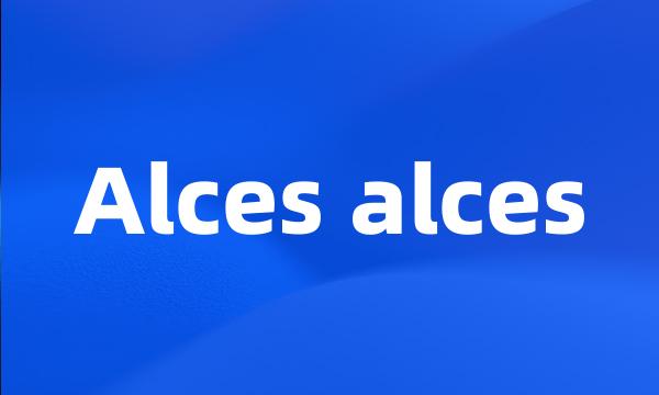 Alces alces