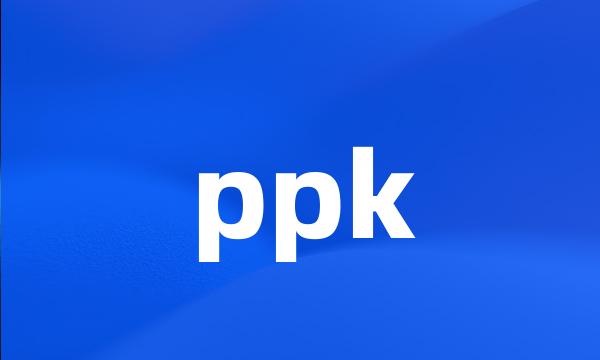 ppk