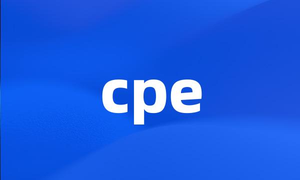 cpe