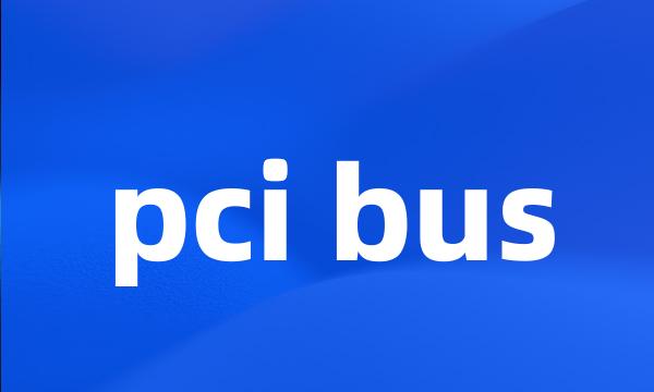 pci bus