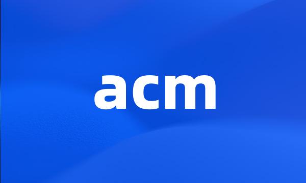 acm