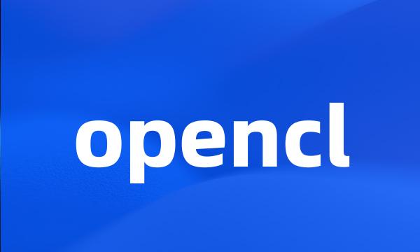 opencl