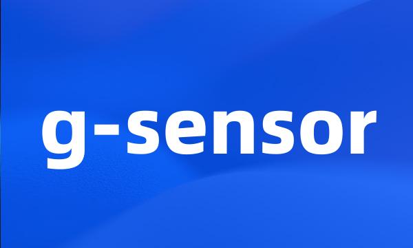 g-sensor