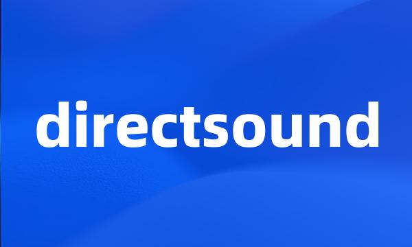 directsound