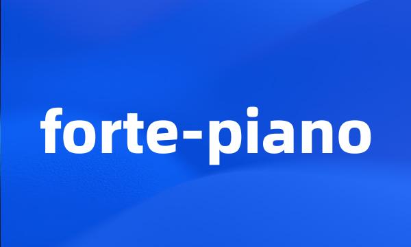 forte-piano