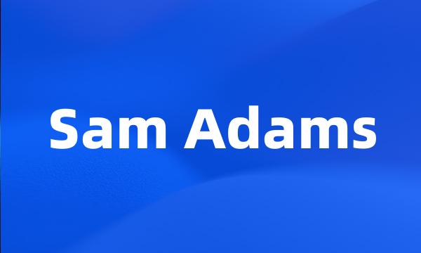 Sam Adams