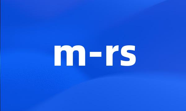 m-rs