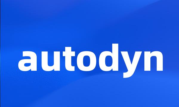 autodyn