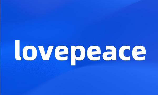 lovepeace