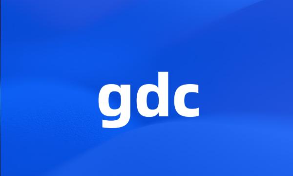 gdc