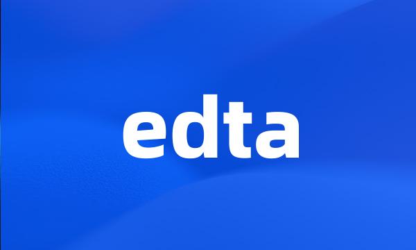 edta