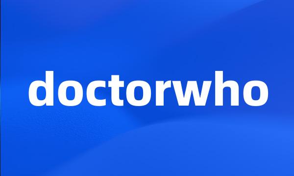 doctorwho