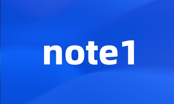 note1