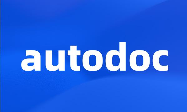 autodoc