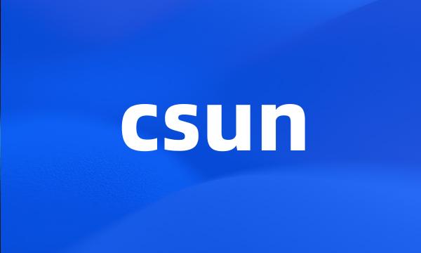 csun