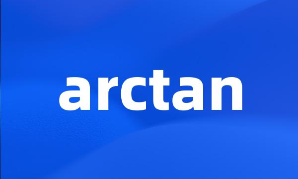 arctan