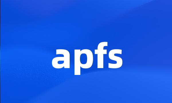 apfs