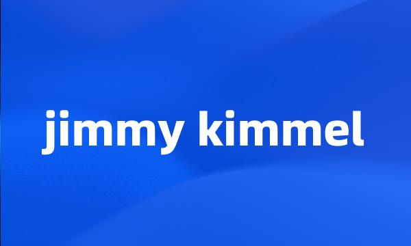 jimmy kimmel