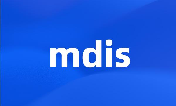 mdis