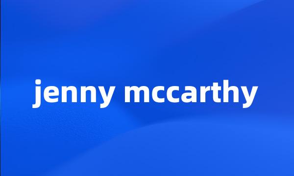 jenny mccarthy