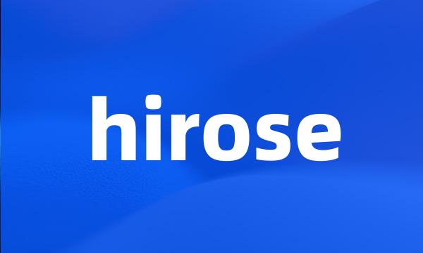 hirose