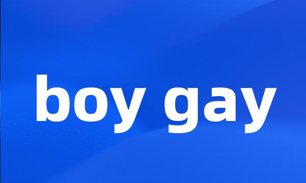 boy gay