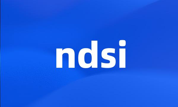 ndsi