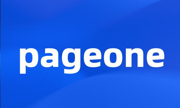 pageone