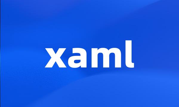 xaml