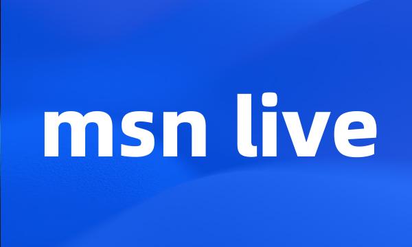 msn live