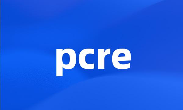 pcre