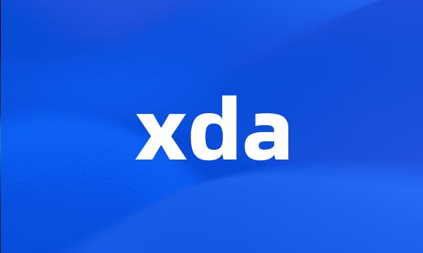 xda