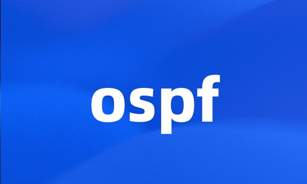 ospf