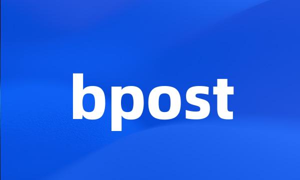 bpost