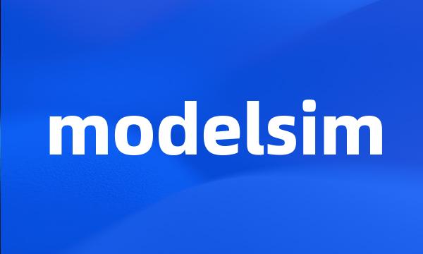 modelsim