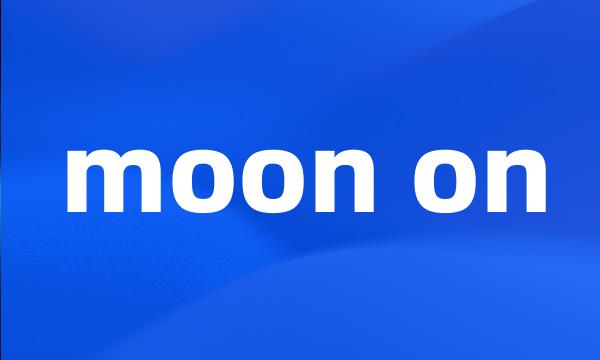 moon on