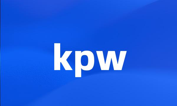 kpw