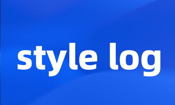 style log