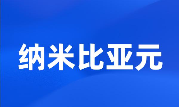 纳米比亚元