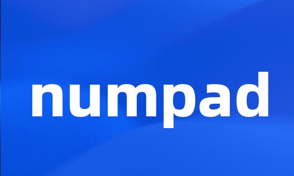 numpad