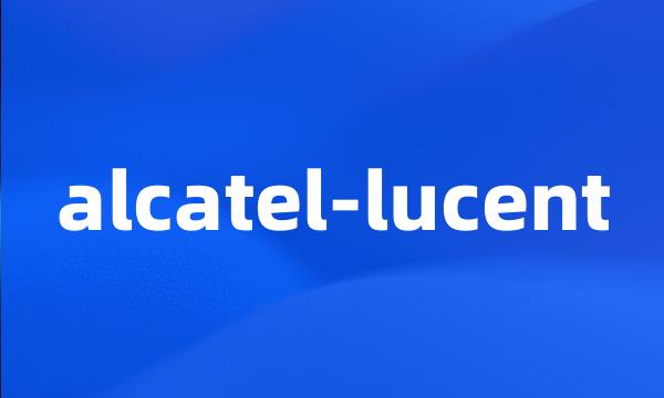 alcatel-lucent