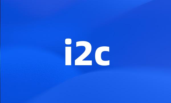 i2c