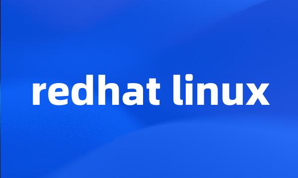 redhat linux